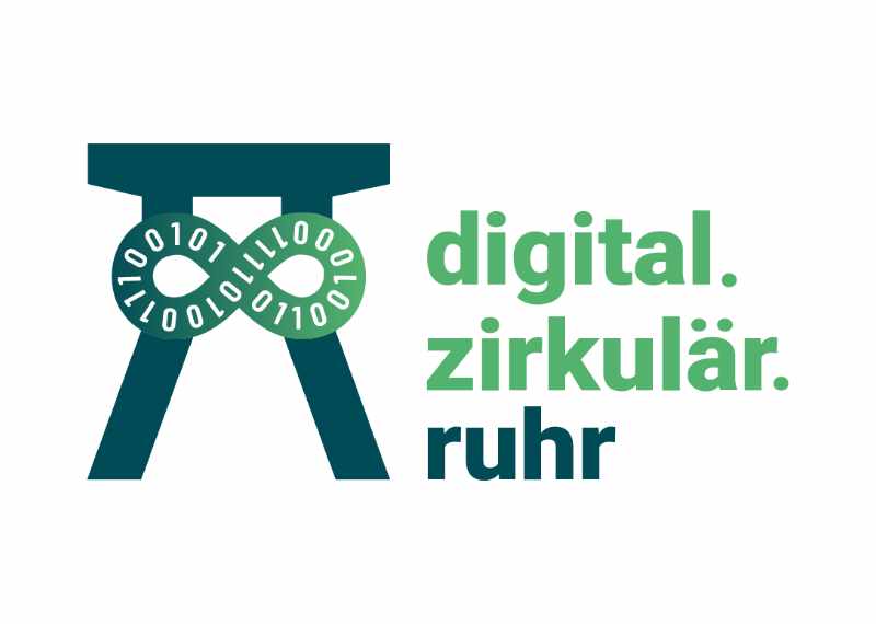 Logo digital.zirkulär.ruhr - Projekt am ZESS