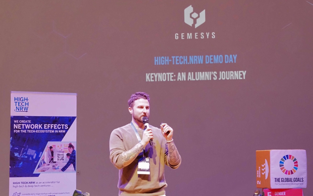 Vortrag von Gemesys beim High-Tech.NRW Demo Day