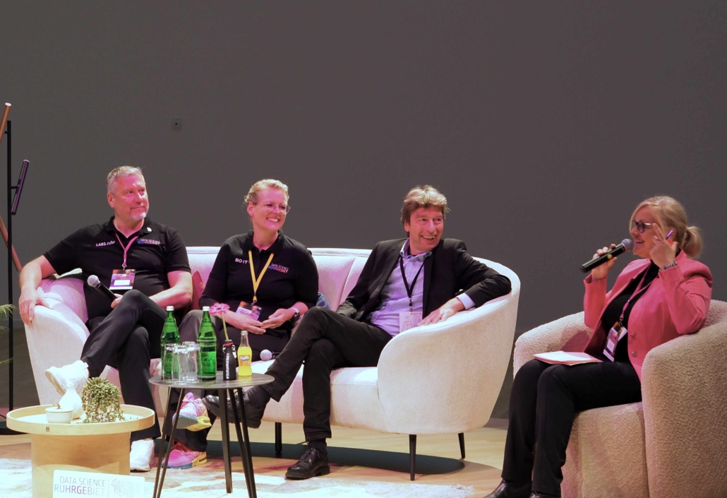 Talkrunde beim Data Science Ruhr Kongress 2025