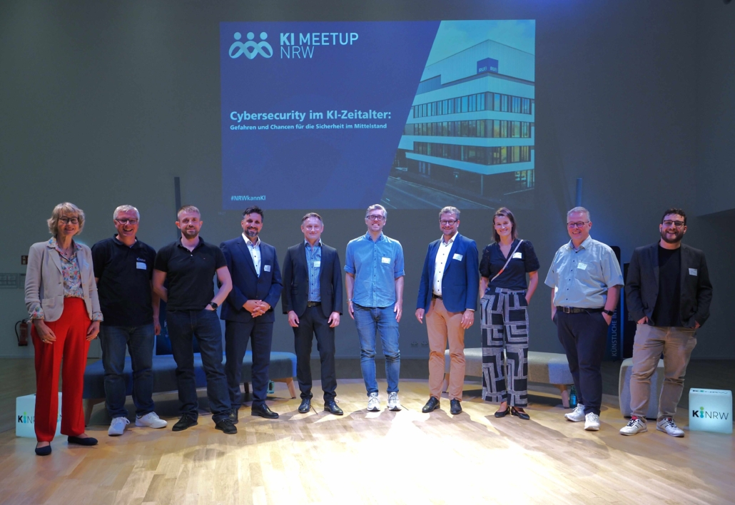 Gruppenfoto beim KI Meetup NRW am ZESS