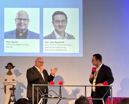 Prof. Jens Pöppelbuß beim Industrial Summit 2025