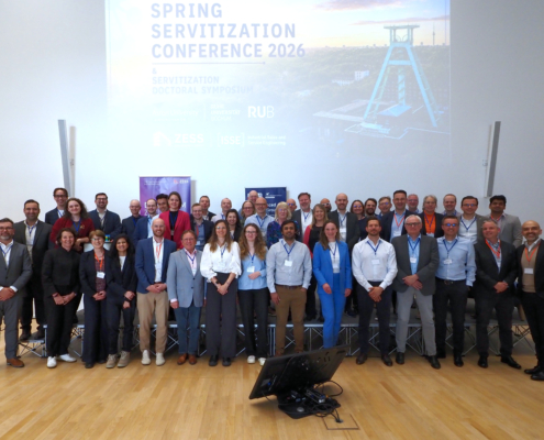Gruppenfoto bei der Spring Servitization Conference 2026 am ZESS